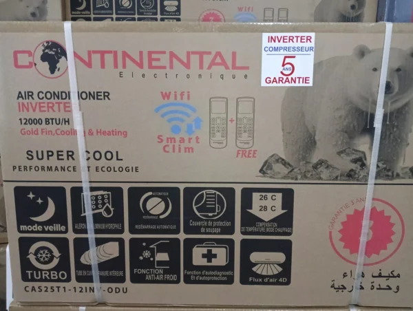 Climatiseur Continental 12000 btu – Image 2
